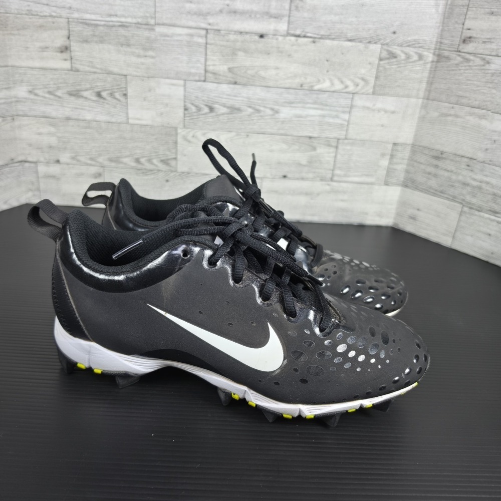 Nike‎ Women Hyperdiamond 2 Keystone Baseball Cleat 856434-010 Black/White